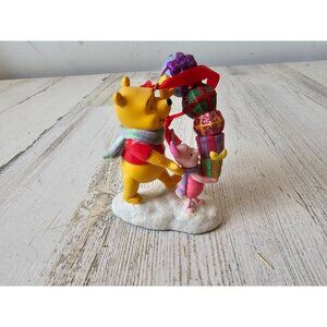Winnie the Pooh glitter piglet ornament presents RARE Xmas tree a a milne Shepar